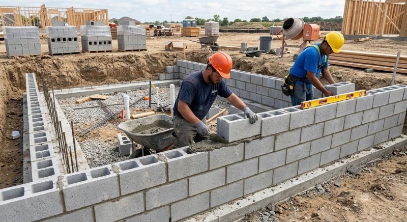 Brick Foundation Installation in Boston, MA